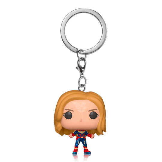 captain marvel funko pop keychain