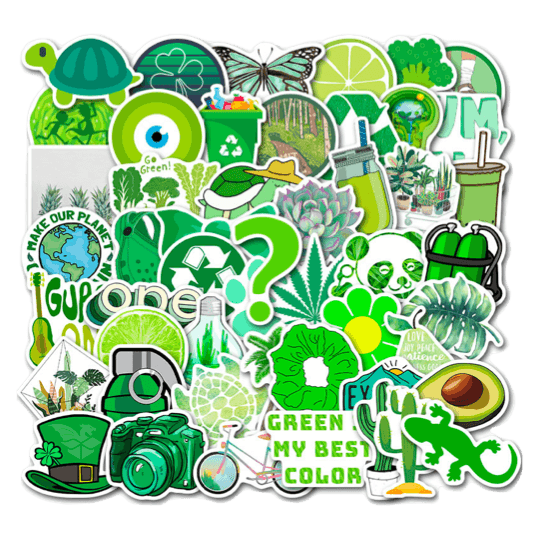 Green Aesthetic Sticker Pack