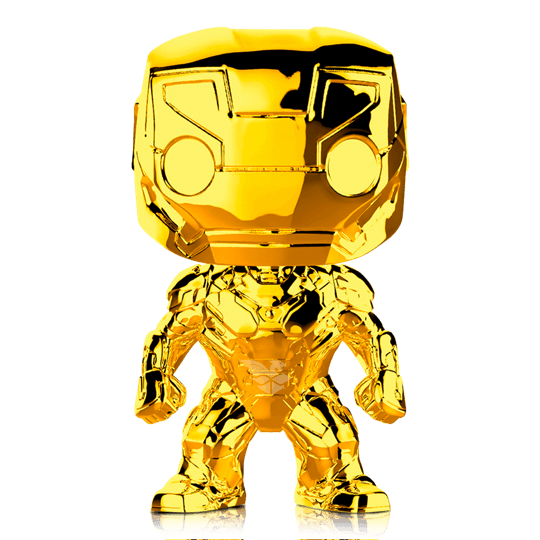 funko pop iron man chrome